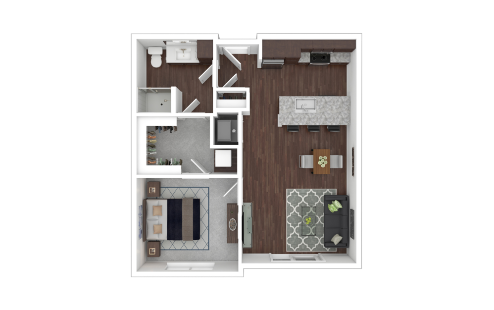 3D Apartment Floorplan