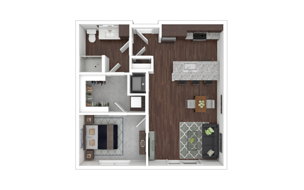 3D Apartment Floorplan