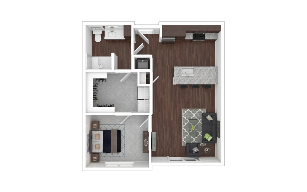 3D Apartment Floorplan