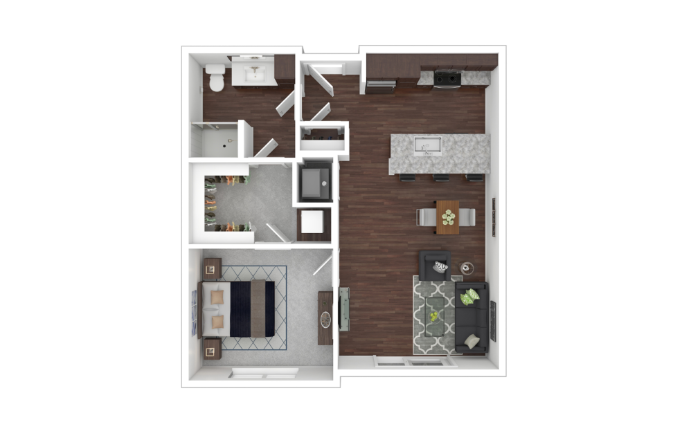 3D Apartment Floorplan