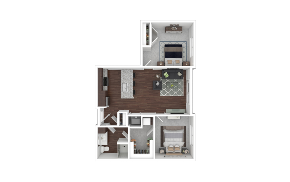 3D Apartment Floorplan