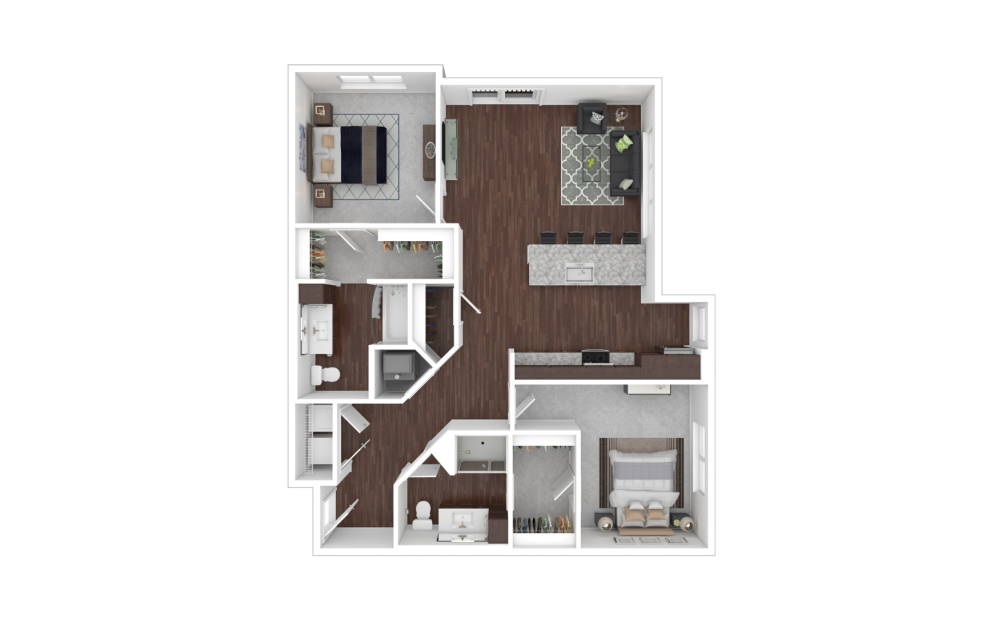 3D Apartment Floorplan