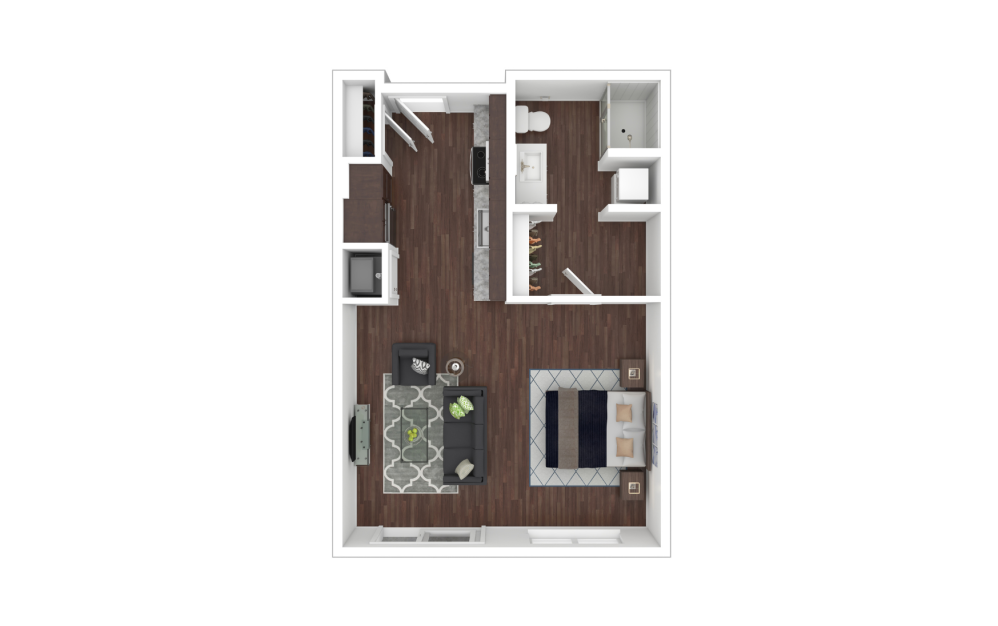 3D Apartment Floorplan