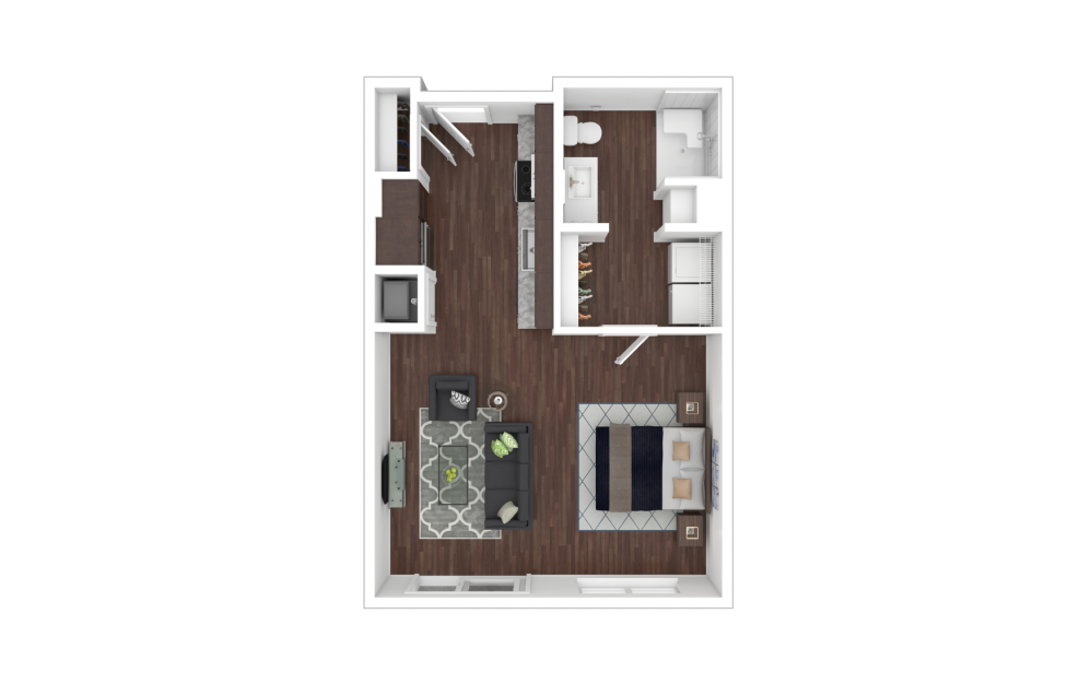 3D Apartment Floorplan