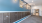 Blue wall with mailboxes